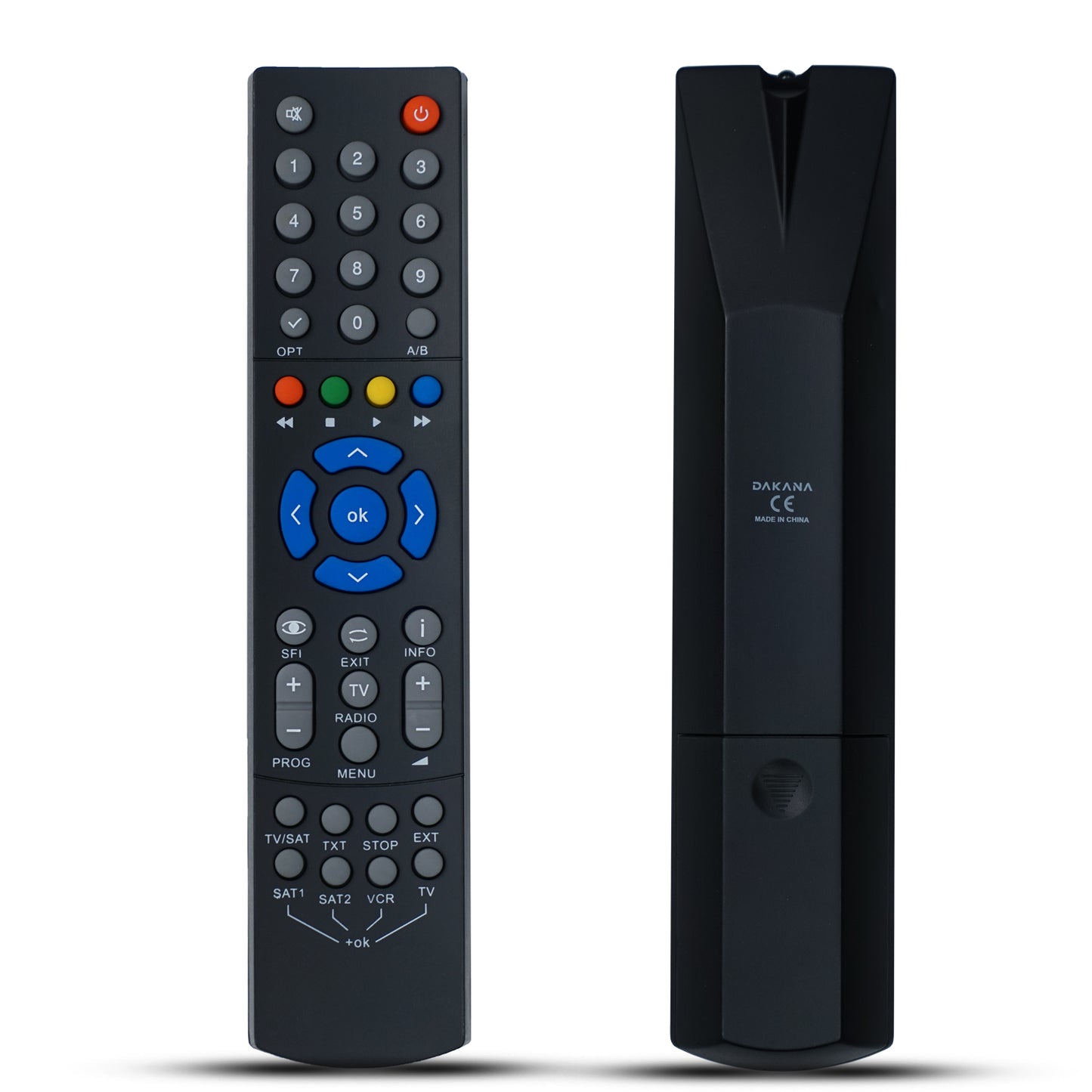 Dakana Ferbedienung für Technisat TS103 (Schwarz)