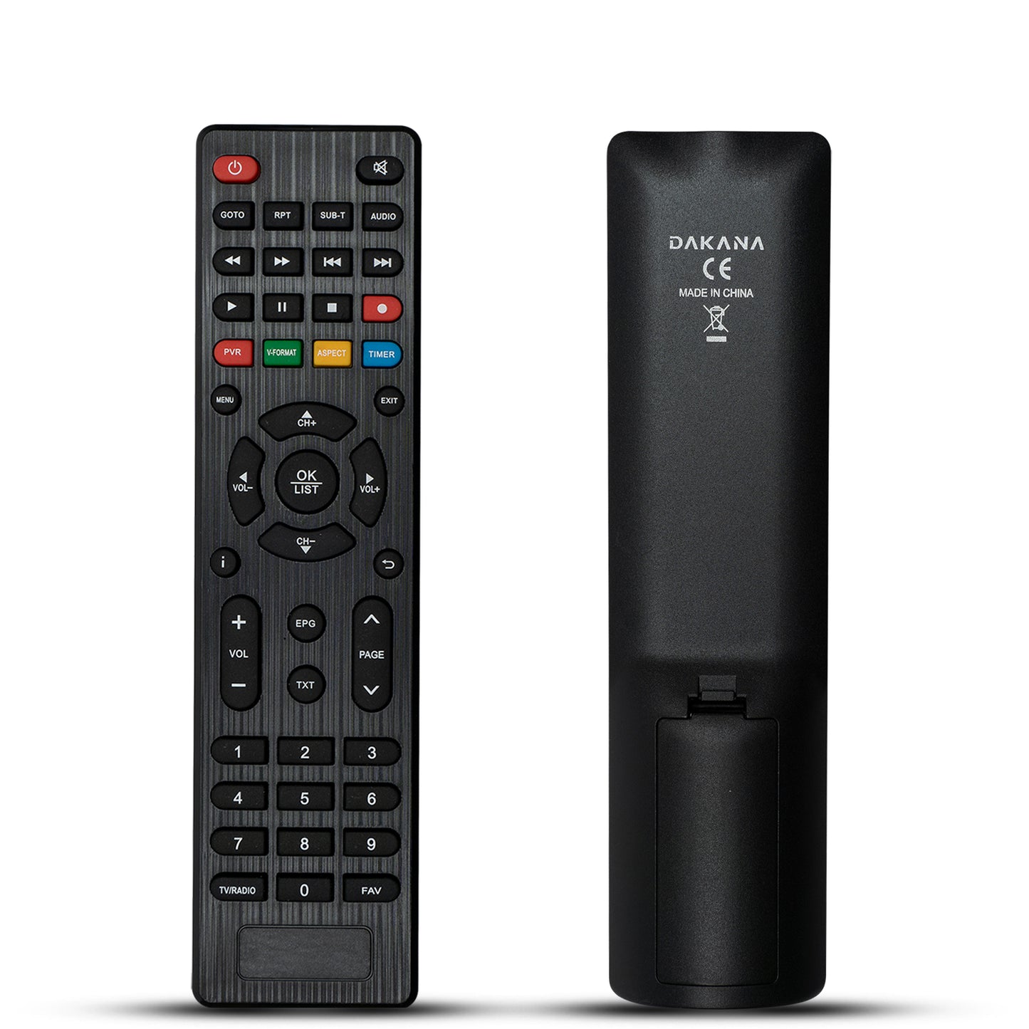 Dakana Ferbedienung für Xoro HRT 7620 / HRK7659