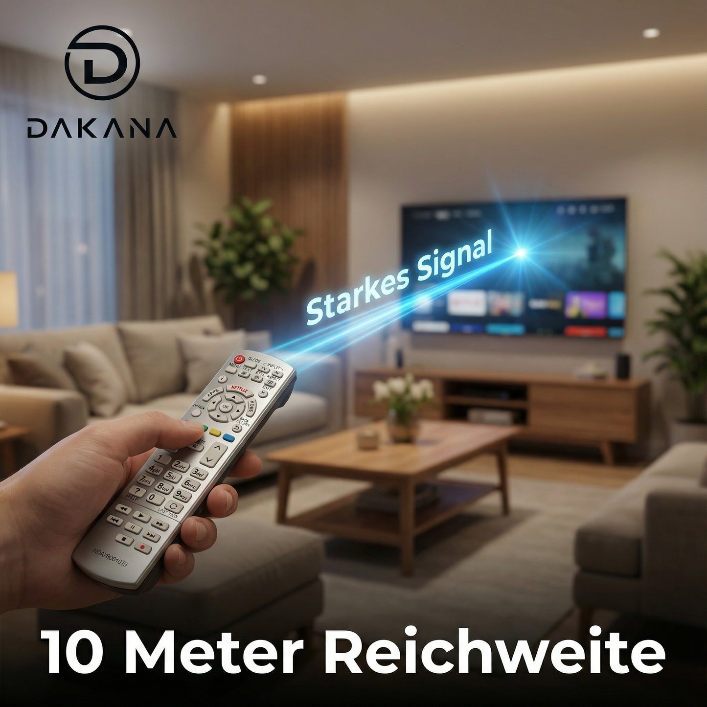Dakana Fernbedienung für Panasonic N2QAYB001010