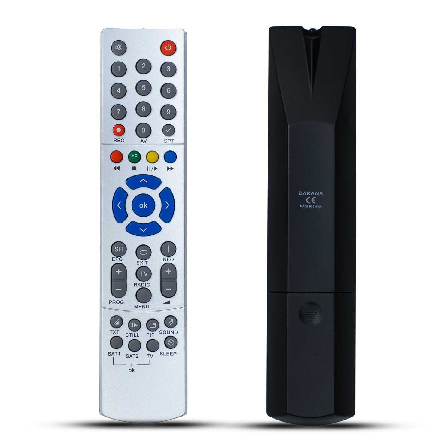 Dakana Ferbedienung für Technisat PVR235 (Silber)